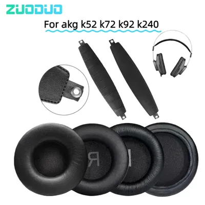 Für AKG k52 k72 k92 k240 Wireless Gaming Headset Ersatz Ohrpolster Ohrpolster Abdeckung oder Stirnband ZUODUO