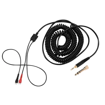 Audiokabel für Sennheiser Ersatz-Spiralkabel für Sennheiser HD25/ 560/ 540/ 480/ 430 Kopfhörer
