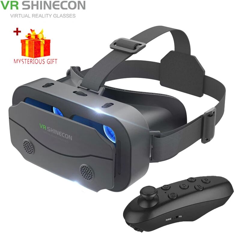 AyeBeau Vr Brille Virtual-Reality-Headset Viar-Geräte Helm 3D-Objektive Smart-Brille für Smartphones Handy Handy Gogle Spiel Zubehör