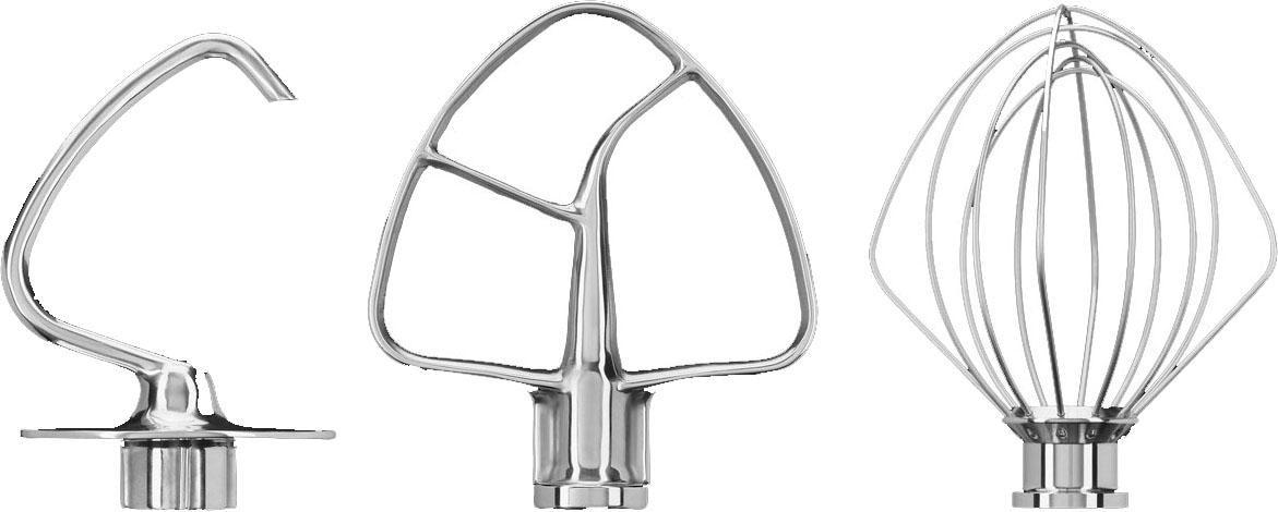 KITCHENAID Rührelement-Set "5KSM5TH3PSS", silber (silberfarben), Küchenmaschinen-Rührelemente
