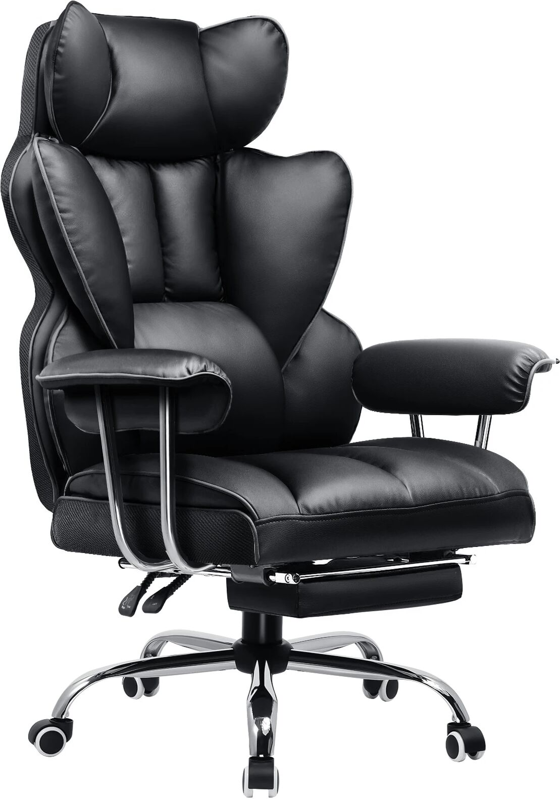 GTPLAYER Gaming Stuhl, Gamer Stuhl, Ergonomischer Bürostuhl mit Fußstütze, Stoffoberfläche, Federsitzkissen, Gaming Chair