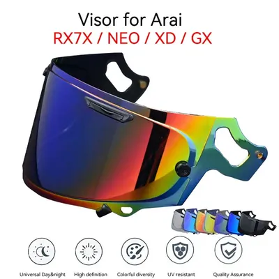 Visier für Arai RX-7X RX7X CORSAIR-X RX-7V RX7V NEO XD VAS-V VECTOR-X Vector X Defiant-X Defiant X Quantum-X Quantum X Signet-X