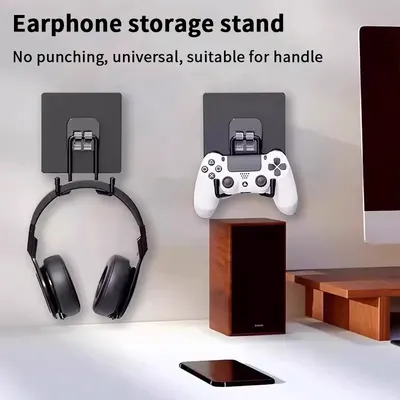 5 Teile/satz Universal Wand Kopfhörer Ständer Haken Gaming Controller Halter Klebstoff Wand Halterung Aufhänger Kopfhörer Halterung