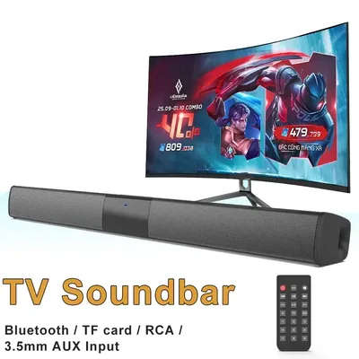 Drahtlose Subwoofer Soundbar Für TV Bluetooth Lautsprecher Sound Bar Box Musik Radio FM Big Bocina Bass Bluetooth Caixa De Som Coluna