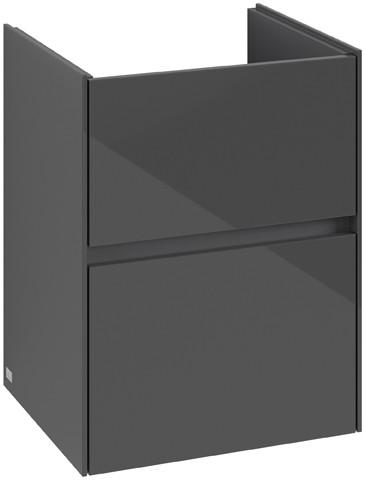 Villeroy & Boch Waschtischunterschrank Collaro 472x610x404mm 2 Ausz. Waschbecken mittig Glossy Gre C14100FP