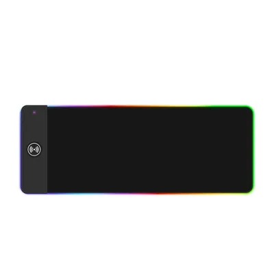 RGB Gaming Mauspad Mit Wireless Ladefunktion Wasserdicht Rutschfest Große Schreibtischmatte Mit Beleuchtung
