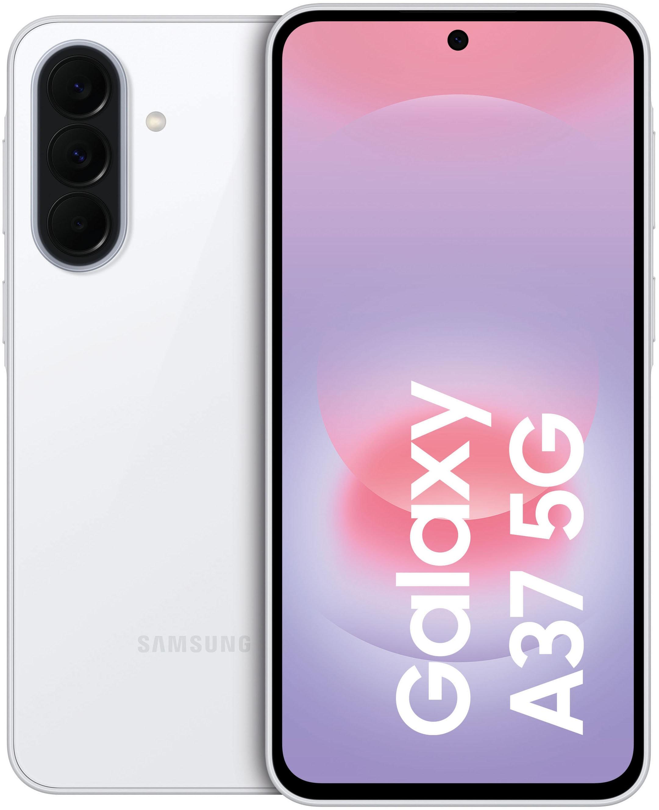 SAMSUNG Smartphone "Galaxy A37 5G", Energieeffizienz: A (A-G), awesome weiß, 256 GB, Mobiltelefone