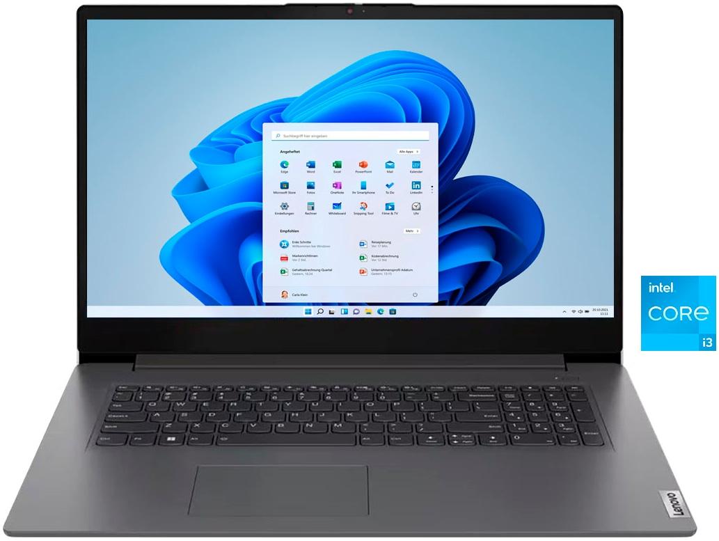 LENOVO Notebook "V17-IRU", schwarz, 8 GB RAM 512 GB SSD, Core i3, Windows 11 Home, Notebooks