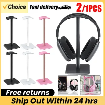 2/1pcs Aluminium legierung Kopfhörer ständer halter Gaming Headset Ständer Rack Desktop Organizer Display Kopfhörer Kleiderbügel Halterung