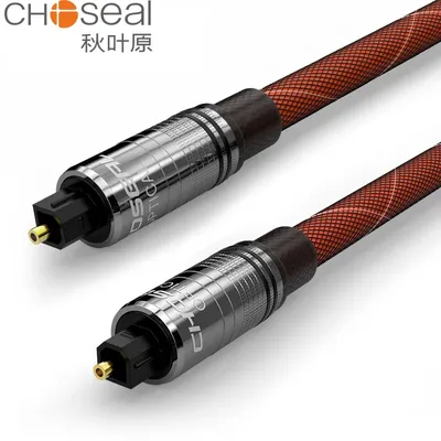 CHOSEAL Digitales optisches Audio-Toslink-Kabel, optisches Audiokabel für Heimkino, Soundbar, Fernseher, PS4, Xbox, Playstation