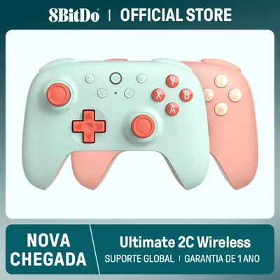 8BitDo – Neuer Ultimate 2C Wireless Gaming Controller für PC, Windows 10, 11, Steam Deck, Raspberry Pi, Android