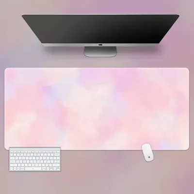 Rosa Big Art Mauspad Pad auf dem Tisch Gamer Zubehör Anime Mausmatten Computer Kawaii Gaming Maus Teppich Tastatur Pad