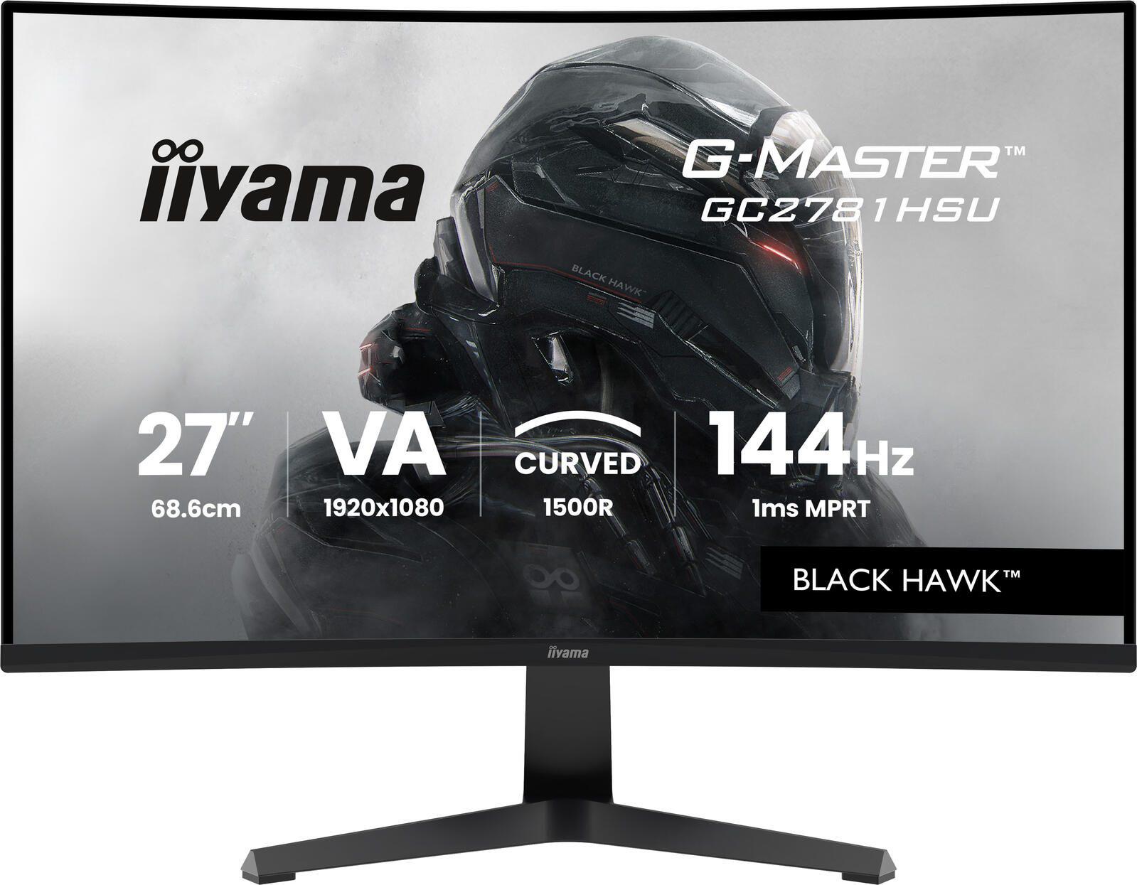 iiyama G-MASTER GC2781HSU-B1 Curved Gaming Monitor 68,6 cm (27")