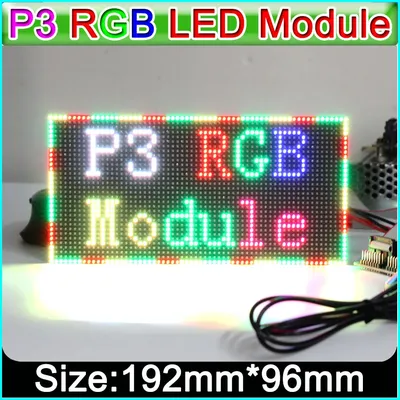 P3 Indoor Voll Farbe Led-anzeige Modul 64x32 dot Matrix 192mm * 96mm,SMD RGB P3 LED Panel, P4 P5 P6 P10 Video Led-modul