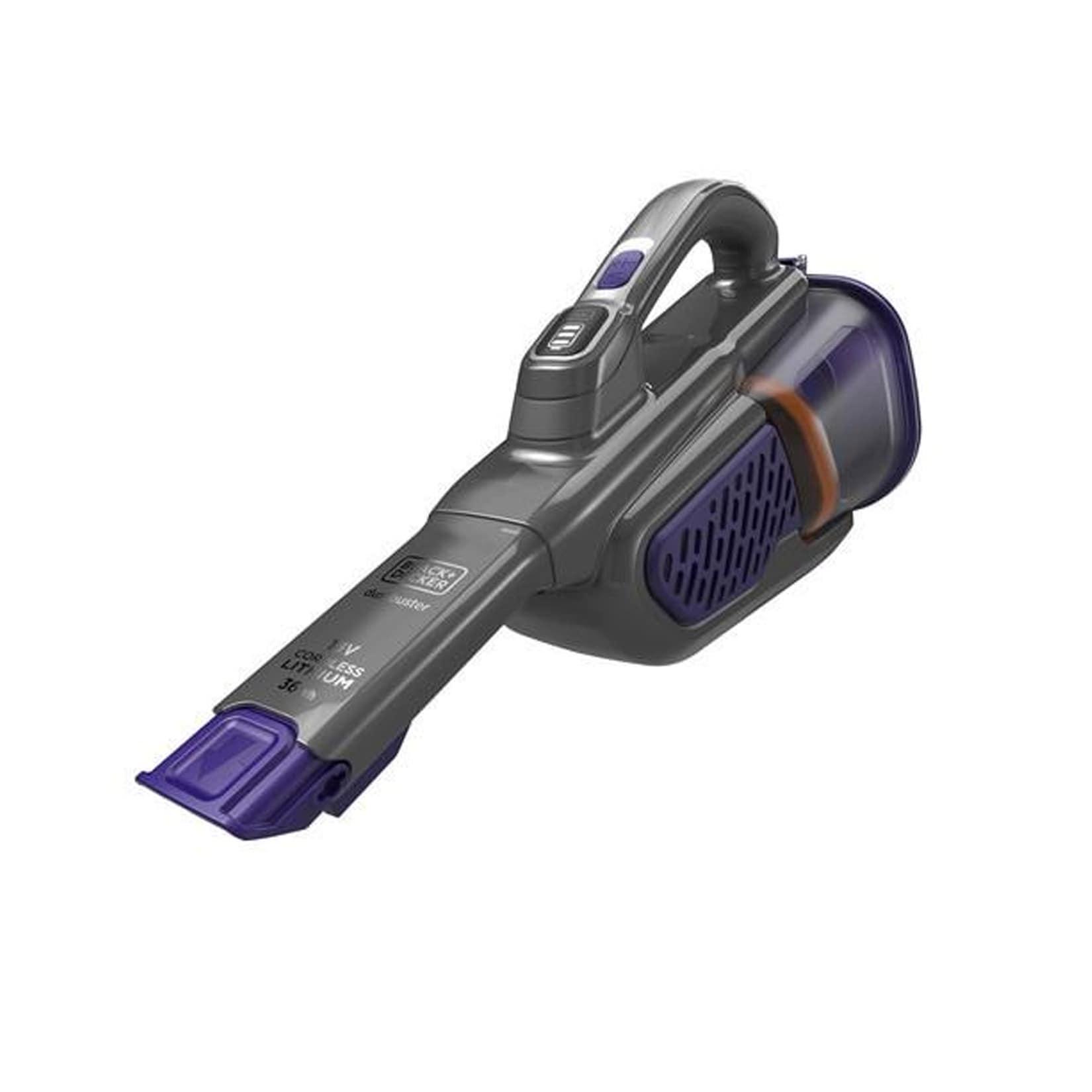 Black + Decker Black + Decker BHHV520BHFP 18V Dustbuster Akkustaubsauger Tierhaar Titanium/VioletT