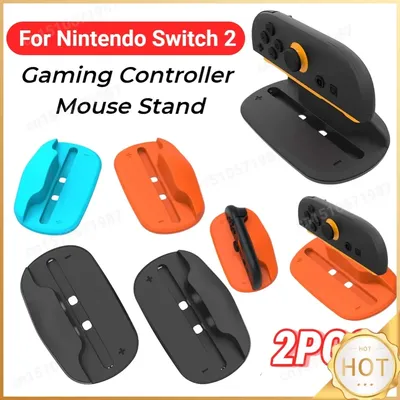 2PCS Gaming Controller Maus für NS2 für Schalter 2 Joycons Ergonomische Links Rechts Controller Halterung Mäuse Basis für schalter 2 Joy-Con