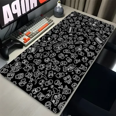 Mousepad Gamer Die Bindung von Isaac Gaming Tastatur Pad Computer Zubehör Deskmat Mauspads Gummi Matte PC Schrank Mausepad