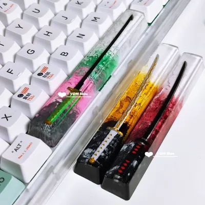 1pc 6,25u Harz Keycap Japan Anime DIY Custom Artisan Leertaste Tastenkappen für Cherry Mx Schalter Mechanische Gaming Tastatur Keycap
