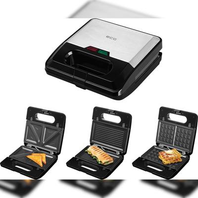 ECG S 3173 Sandwichmaker 3in1 - Panini, Toasts & Waffeln