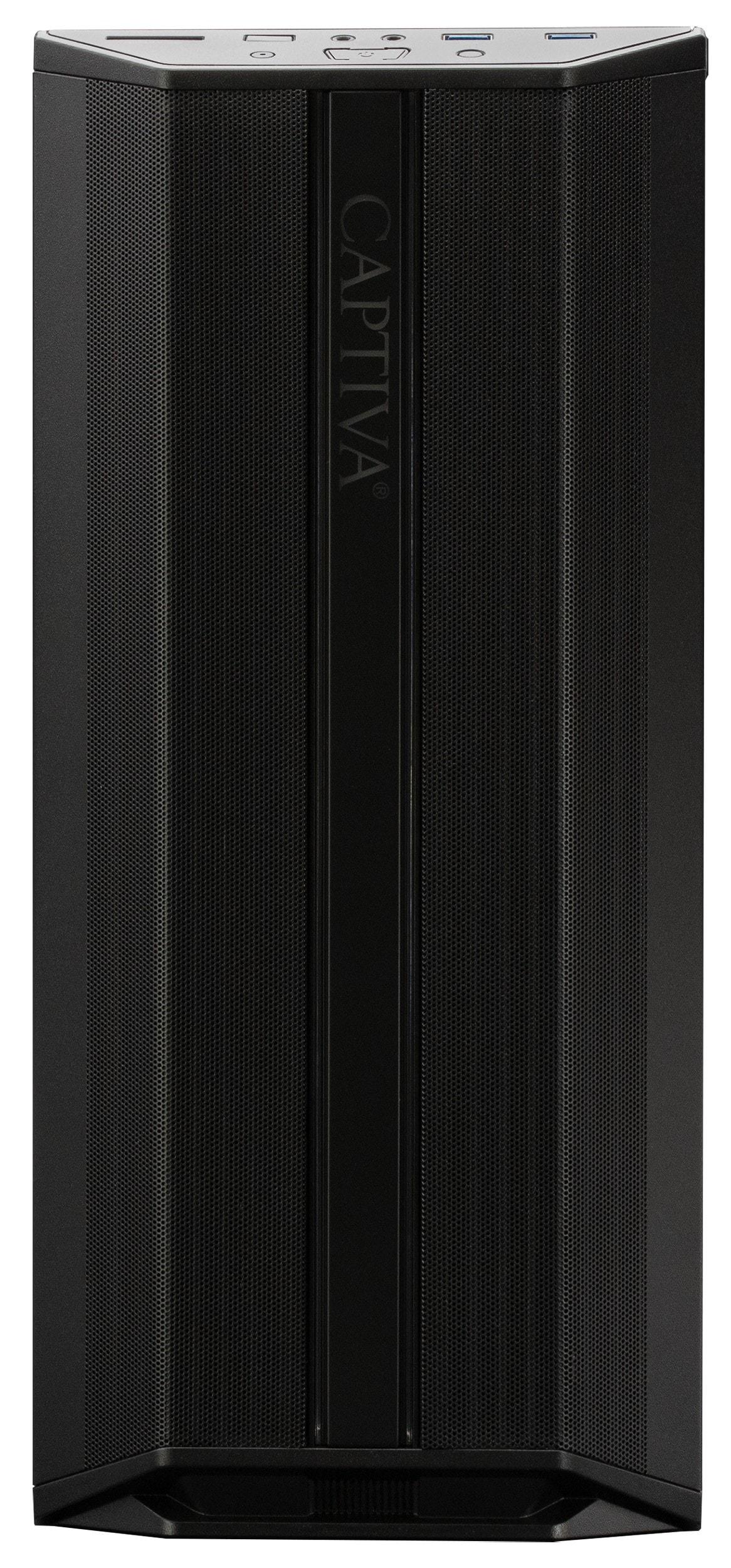 CAPTIVA Business-PC "Workstation I74-683", schwarz, ohne Betriebssystem, 16 GB RAM 1.000 GB SSD, Desktop-PCs