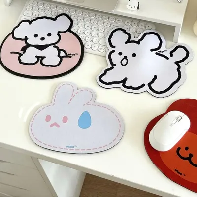 Kleine Kaninchen Hund Mauspad Nicht-Slip Gaming Desktop Maus Pad Anti-Scratch Gaming Mäuse Matte Für PC Laptop desktop Home Decor