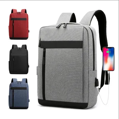 Business Laptop Rucksack Große Kapazität Multifunktionale USB Lade Wasserdichte Film Rucksack Casual Schulter Tasche Für Männer