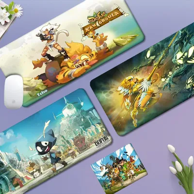 Dofus INS Tide Großes Cartoon Anime Gaming Mauspad Tastatur Mauspads Schreibtischunterlage Zubehör