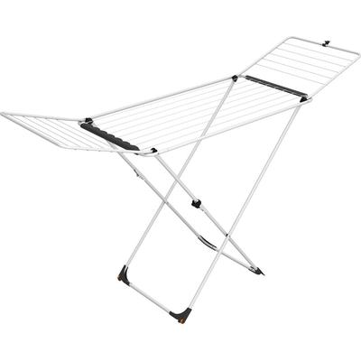 Wäscheständer VILEDA "Vileda UNIVERSAL Wäscheständer", weiß, B:199cm H:93cm T:55cm, Stahl, Wäscheständer, Gekreuztes Untergestell für leichten Auf- und Abbau