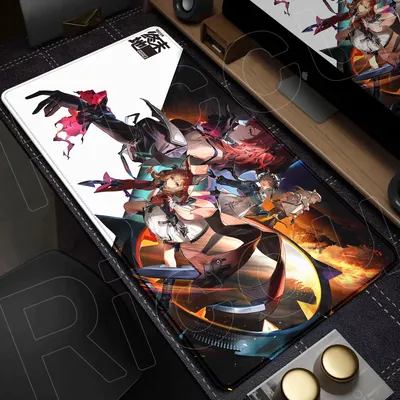 HD-Druck Arknights Endfield Mauspad Anime Girl Laevatein Mauspad Großes Gamer XXL Laptop Gaming PC Zubehör Schreibtischunterlage Teppich