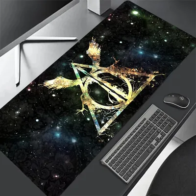 S-Slytherin Schreibtischs chutz Magie große Mauspad Gamer Zubehör xxl Gaming PC Pads Matte Tastatur Mouse pad Mause Matten Mäuse
