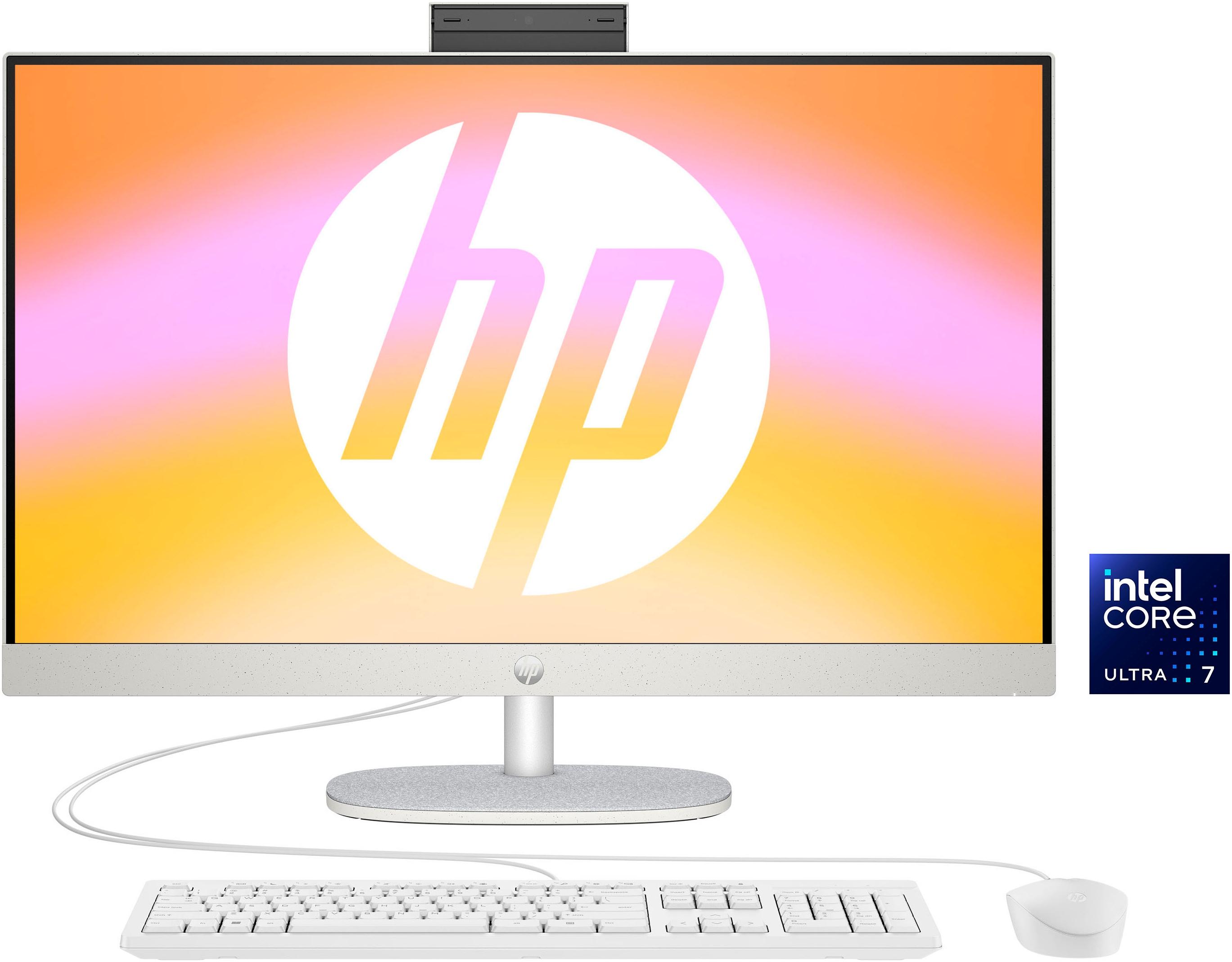 HP All-in-One PC "27-cr1201ng", weiß (shell weiß), Windows 11, 16 GB RAM 512 GB SSD, Desktop-PCs