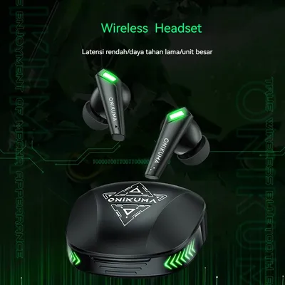 ONIKUMA T308 TWS Drahtlose Kopfhörer Gaming Headset mit Mikrofon Kopfhörer Noise Cancelling Stereo Touch Control