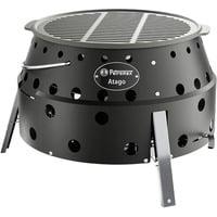 Holzkohlegrill Atago Black Edition schwarz/edelstahl, Ø 34cm