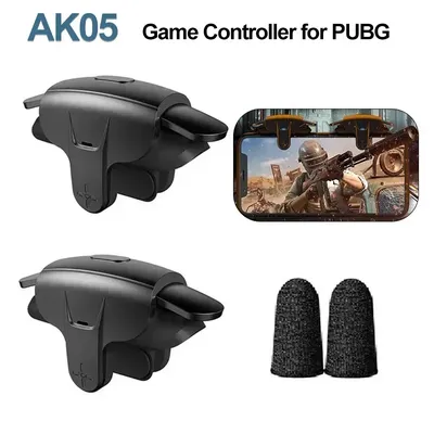 MEMO AK05 Handy Spiel Trigger L1 R1 Ziel Schießen Legierung Schlüssel Tasten Gamepad Joystick für IOS Android PUBG Gaming Controller