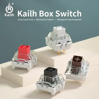 Kailh Box Schalter Weiß Rot Braun Schwarz RGB SMD Schalter Für DIY Mechanische Tastatur MX Schalter Gaming Tastatur
