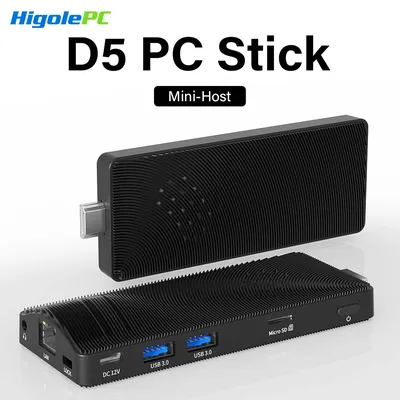 Higole D5 PC Stick Lüfterloser Mini-PC Intel Pentium N4200 Windows 10 WiFi5 4 GB 64 GB Laptop Desktop-PC 4K TV Stick PC Mini-Computer