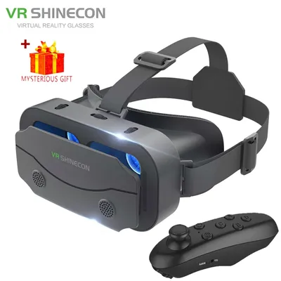 Vr Brille Virtual-Reality-Headset Viar-Geräte Helm 3D-Objektive Smart-Brille für Smartphones Handy Handy Gogle Spiel Zubehör