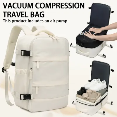 Ryanair Rucksack Travel Cabin Airplane 43x30x18, Luft-Vakuum-Kompressionsrucksack, Damen Herren Rucksack Business Laptoptasche Handtasche