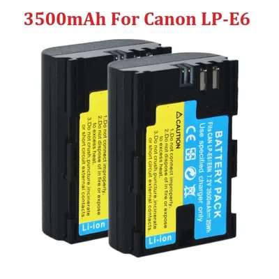 7,2 V LP-E6 LPE6 E6N Batterie 3500 mAh Für Canon Kameras Für EOS 5D Mark II 2 III 3 6D 7D 60D 60Da 70D 80D 90D DSLR Für EOS 5DS
