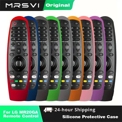 MRSVI Magic Remote Cover für LG AN-MR600 MR650 MR18BA MR19BA MR20GA – Weiche Hülle für Smart OLED TV Fernbedienung