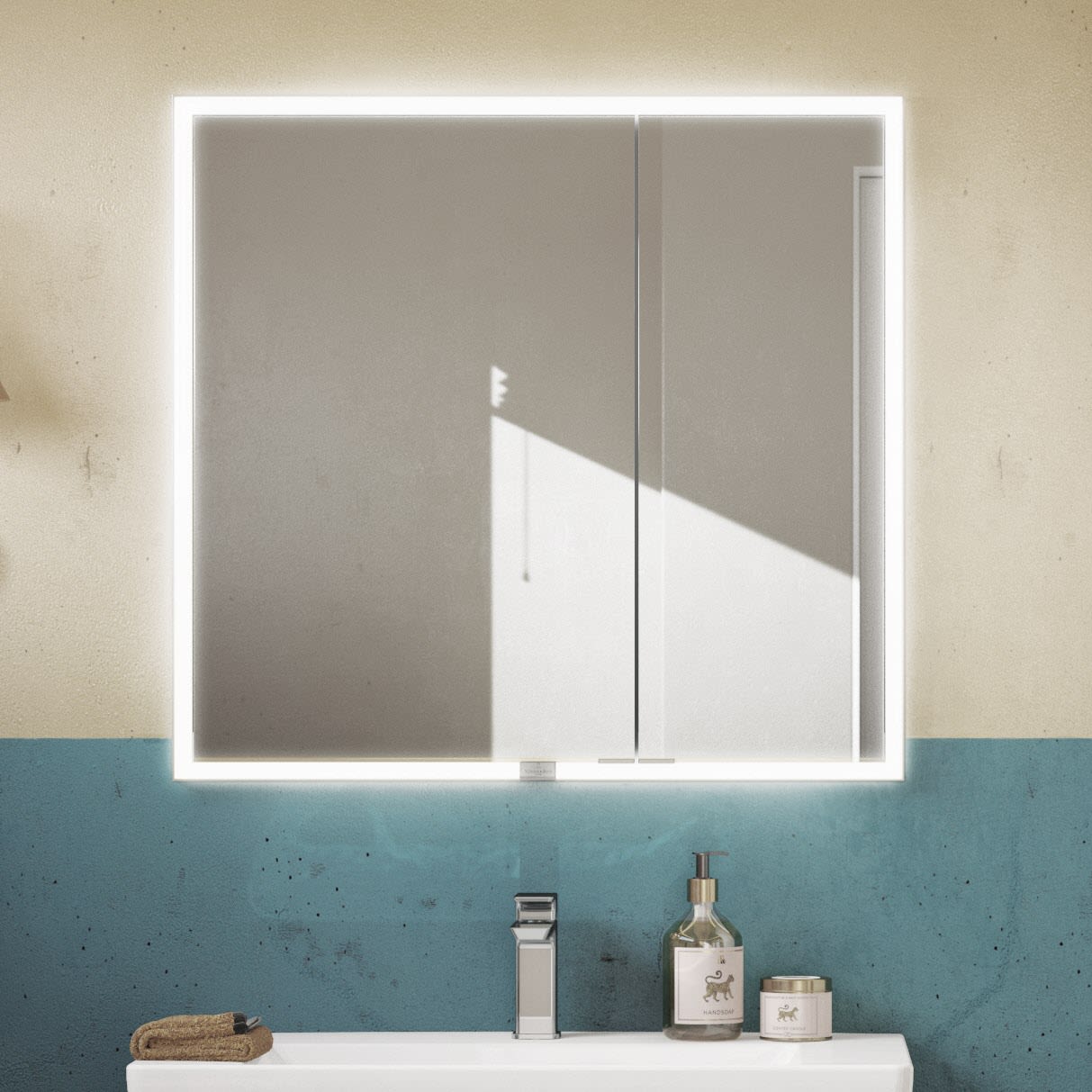 Villeroy & Boch My View Now Vorbau-Spiegelschrank 80 cm, 2 Türen, Smart Home fähig