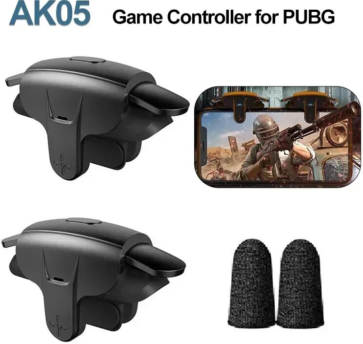 Kanlennys Room MEMO AK05 Handy Spiel Trigger L1 R1 Ziel Schießen Legierung Schlüssel Tasten Gamepad Joystick für IOS Android PUBG Gaming Controller