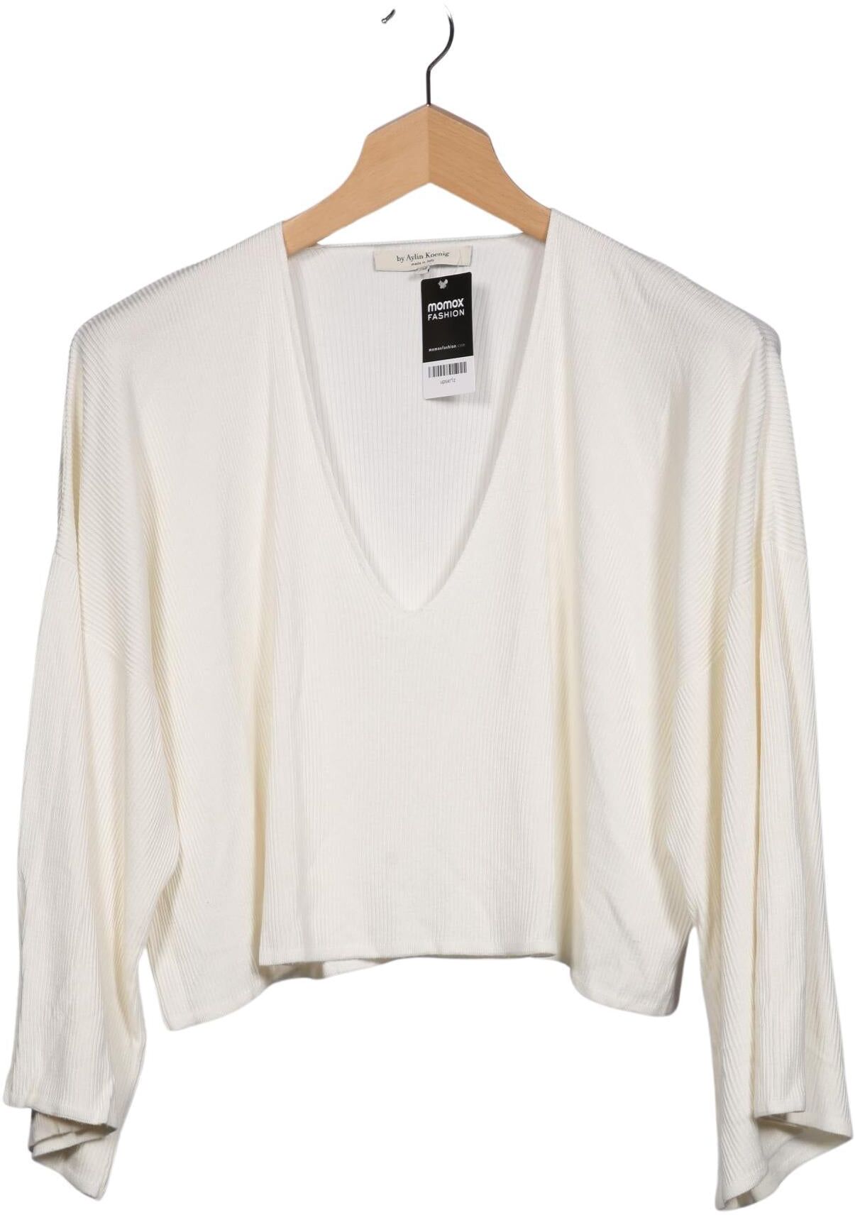 By Aylin Koenig Damen Pullover, Cremeweiß, Gr. Onesize, Viskose / Seide - Second Hand