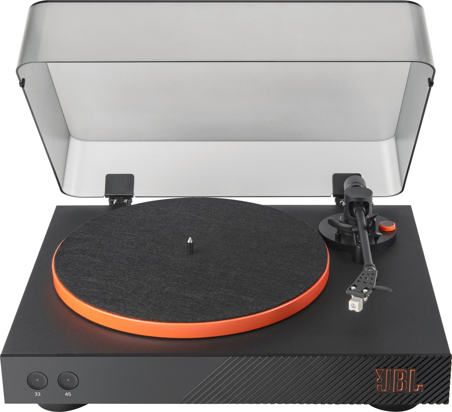 JBL Plattenspieler "Spinner Bluetooth Turntable", schwarz, B:45,2cm H:24,5cm T:53,8cm, Plattenspieler, Bluetooth 5.2 mit aptX HD