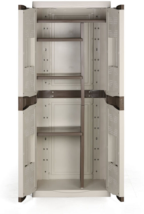 ArtPlast Kunststoff-Putzmittelschrank EVO, Reinigung, 4 Böden, 700 x 470 x 1780 mm