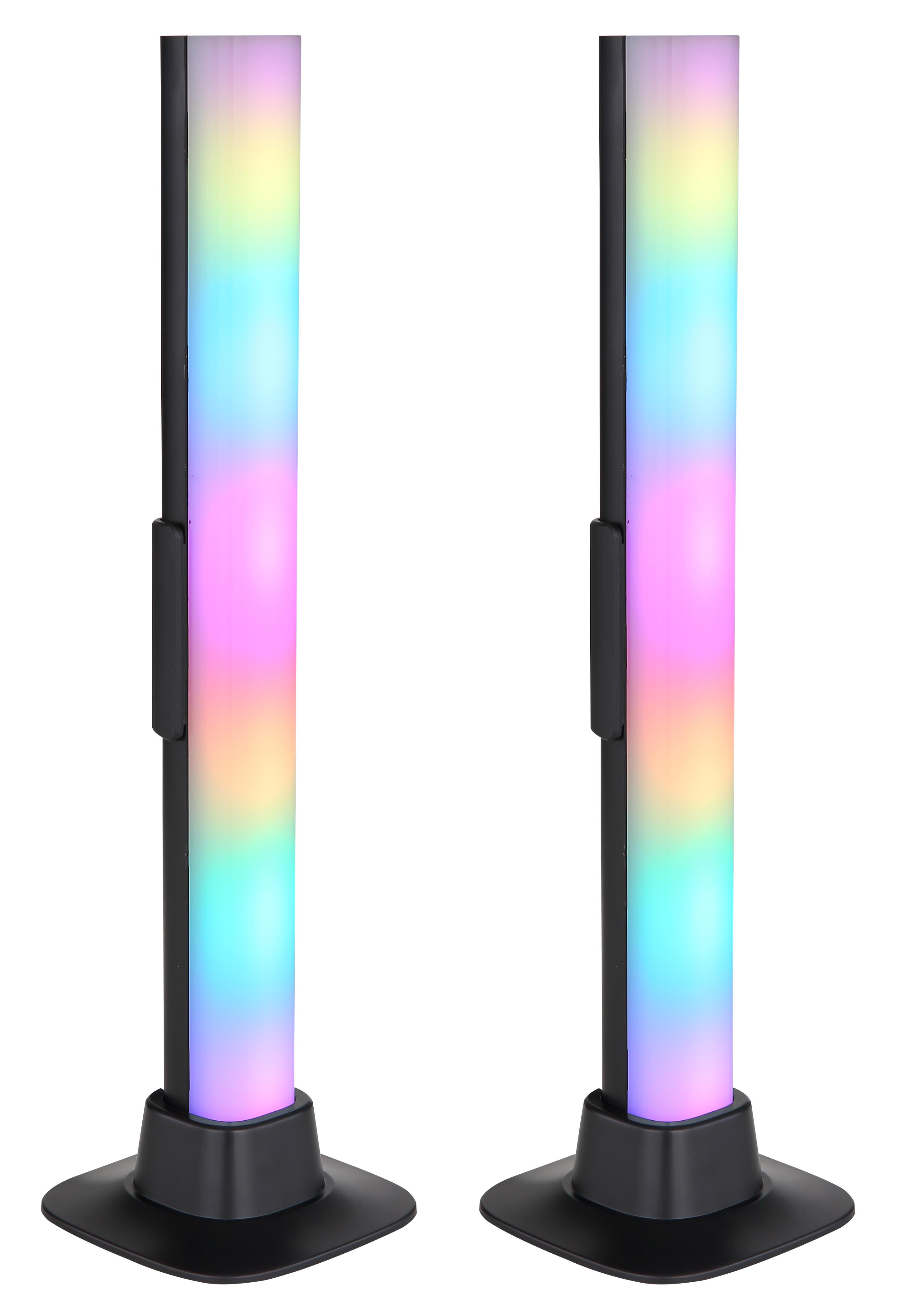 GLOBO LIGHTING Tischleuchte "POLLIVER", schwarz matt, H: 32,5cm, 1 Stk., Leuchten, Tischlampe Nachttischlampe Deko-Tischleuchte Schlafzimmer, Tischleuchte