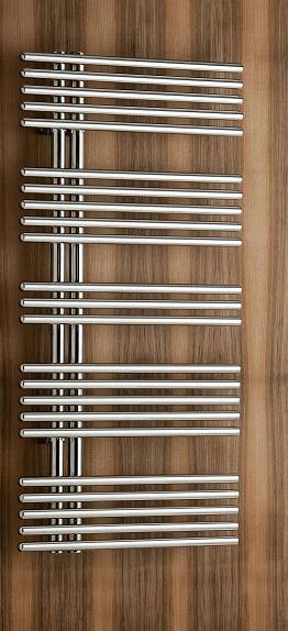Caleido Pavone single Badheizkörper B: 510 mm x H: 1402 mm 515014-koenigsblau