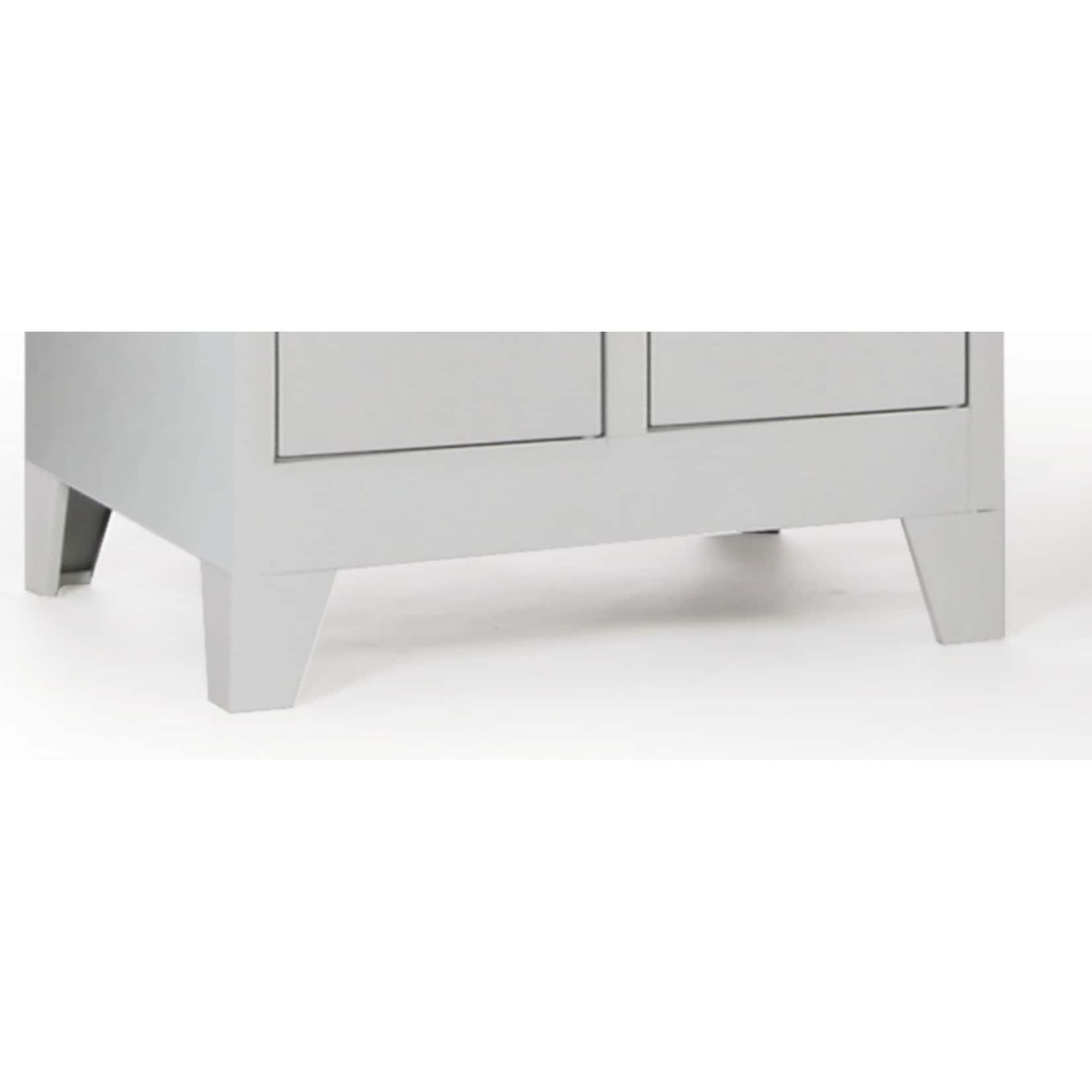 BRB 72532 Füße für Putzmittelschrank 72530 & Fäscherschrank 71321