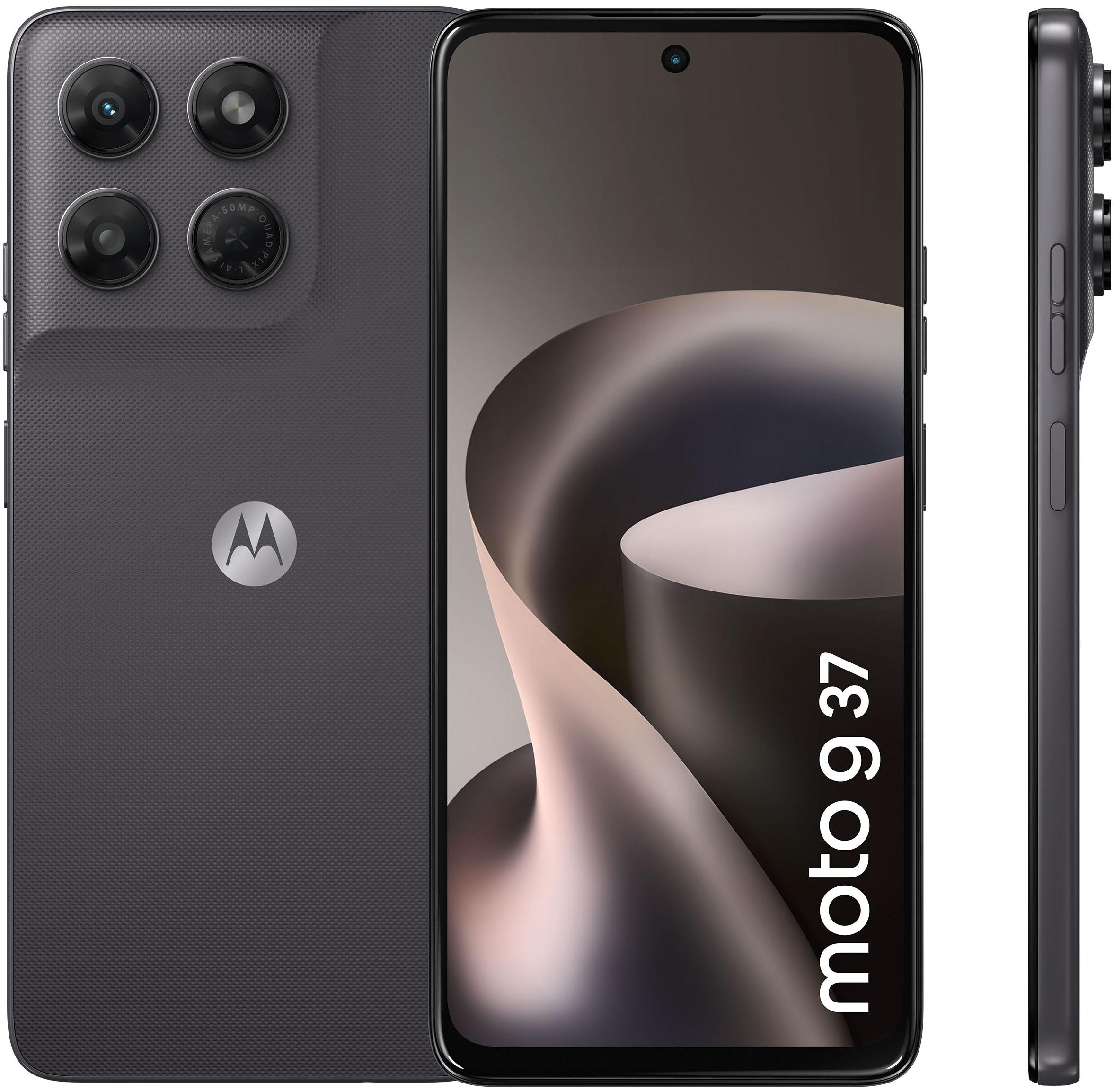 MOTOROLA Smartphone "moto g37 128 GB", Energieeffizienz: A (A-G), pantone impenetrable, 128 GB, Mobiltelefone