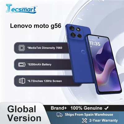 Smartphone – Globale Version Lenovo moto g56 5G Motorola g56 5G MediaTek Dimensity 7060 6,72 Zoll 120 Hz Display 50 MP Rückkamera IP68 & IP69